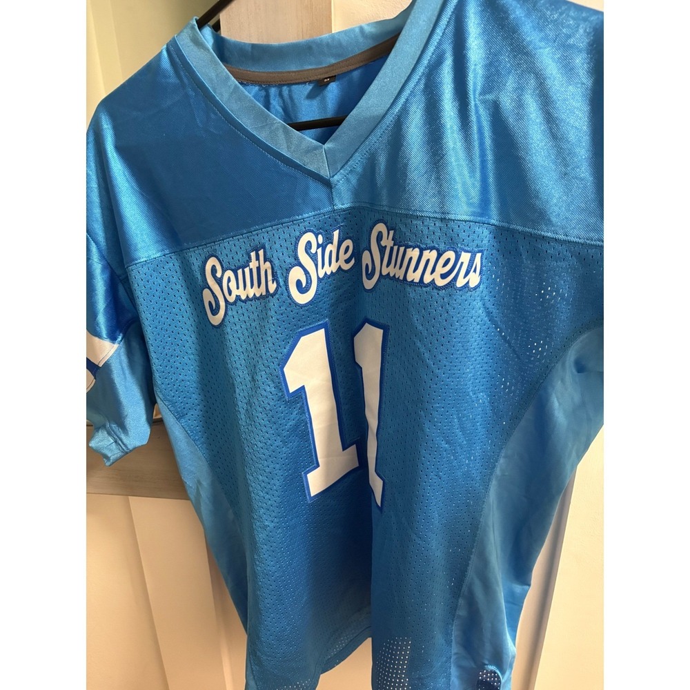 South Side Stunners Killa Kam 11‎ Football Jersey Blue Mens Medium Mesh Athletic